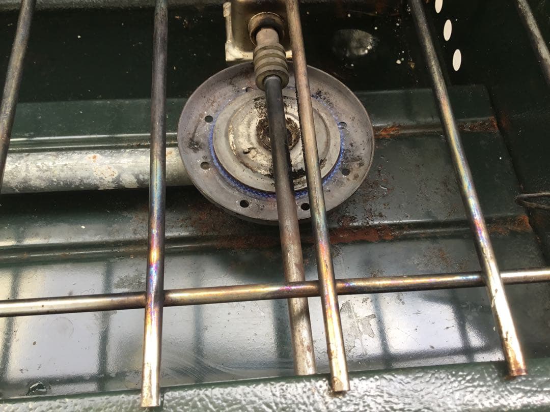 Coleman ツーバーナー とグリル　dual fual 414