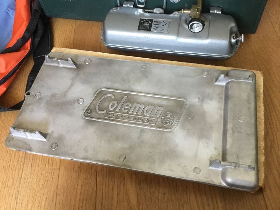 Coleman ツーバーナー とグリル　dual fual 414