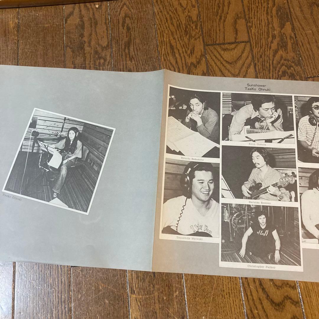 名盤オリジナル　大貫妙子SUNSHOWER シティポップ LP 都会収録