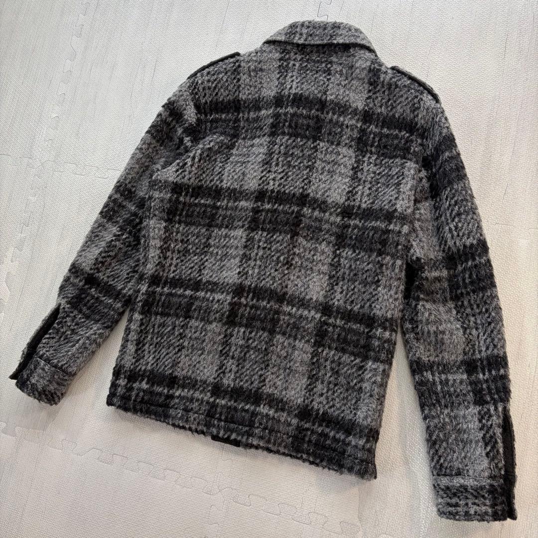 D&G ドルチェ&ガッバーナ ツイードジャケット 48 ブルガリア製 チェック