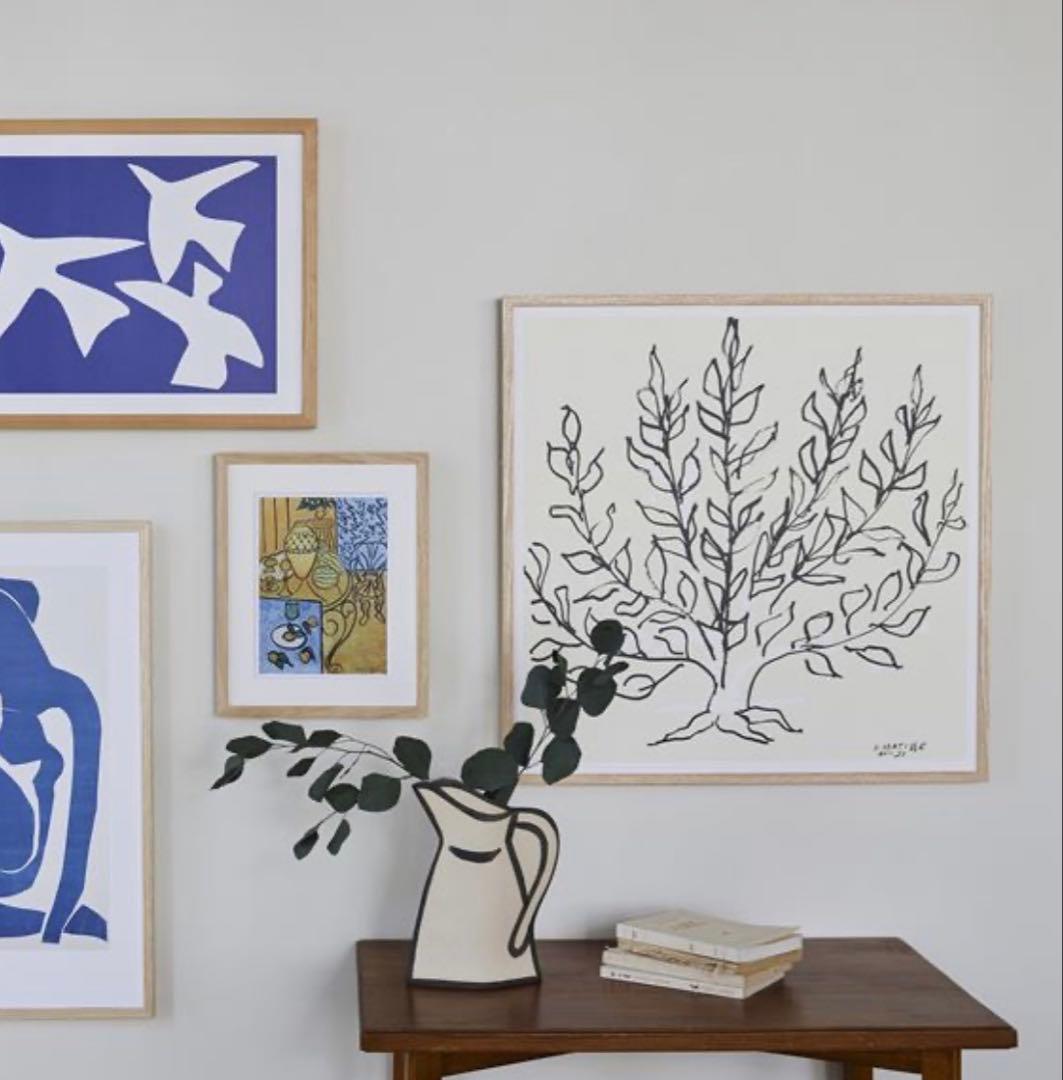 とらこ♡正規品　アンリ・マティス　低木　木製フレーム付　大判