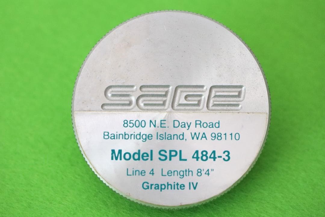 SAGE SPL 484-3 Fly Rod #4 8'4 Feet ケース付き