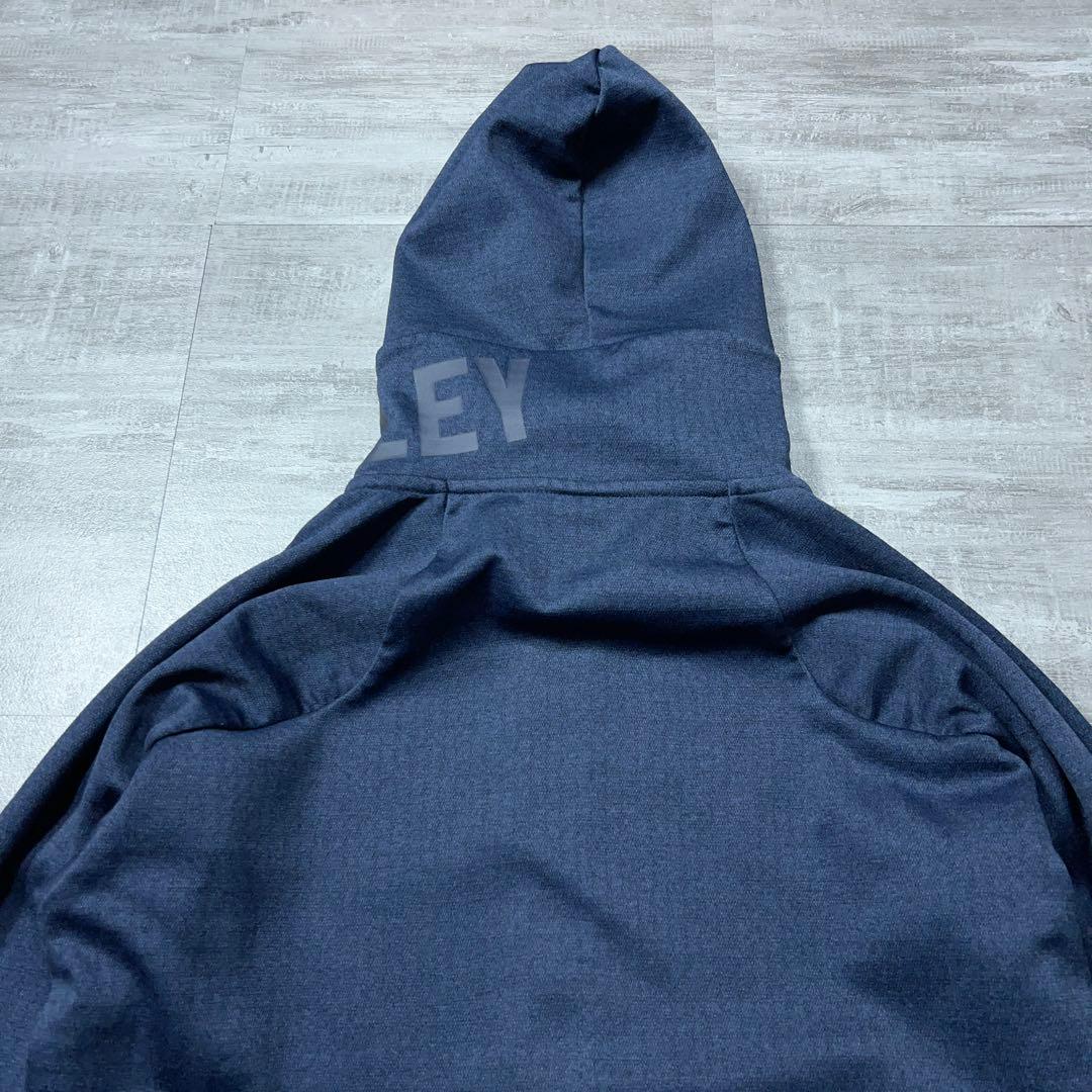 美品 OAKLEY オークリー ジャージ セットアップ 上下 ロゴ ネイビー M