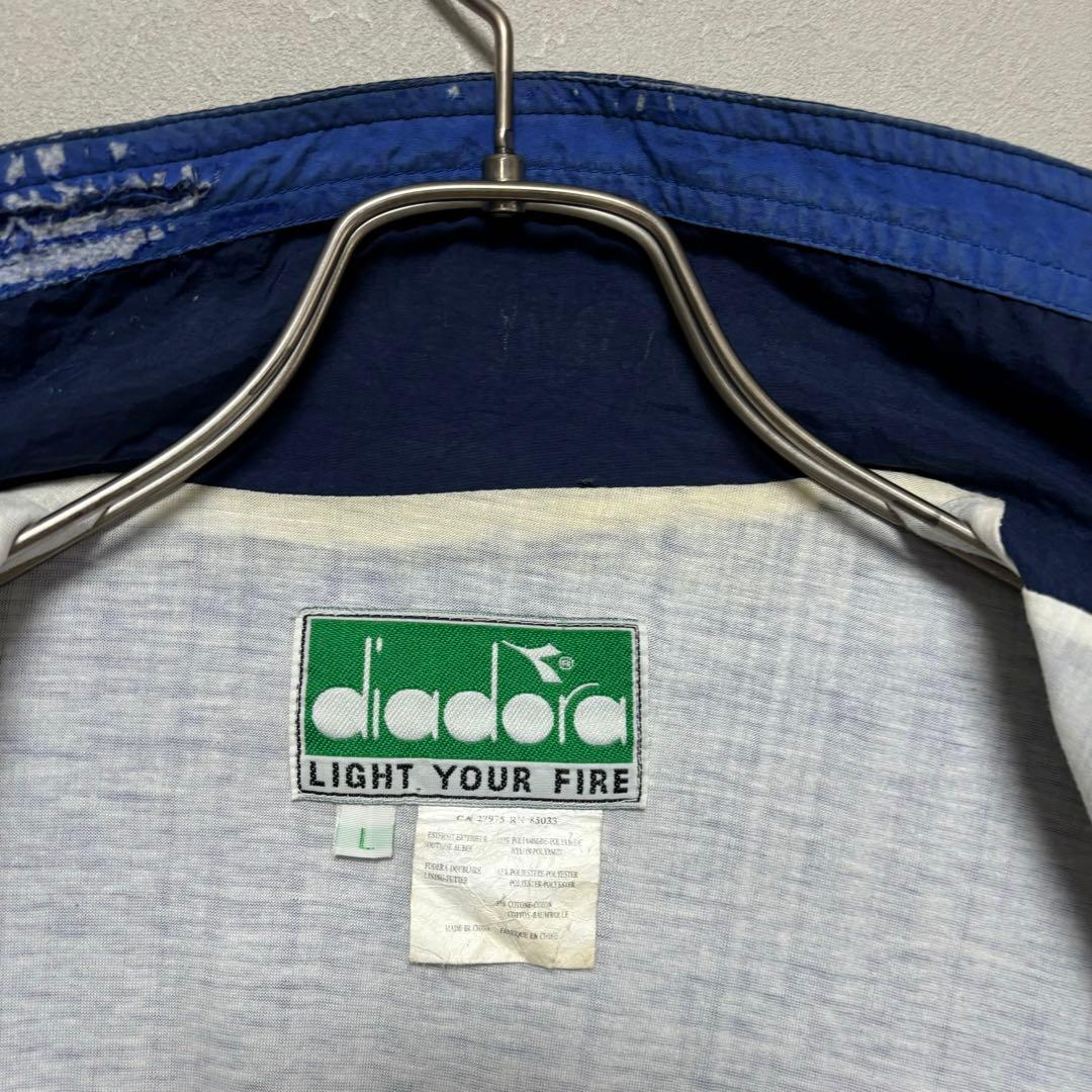 Diadora ディアドラ トラック ナイロンジャケットイタリア代表 W杯90s