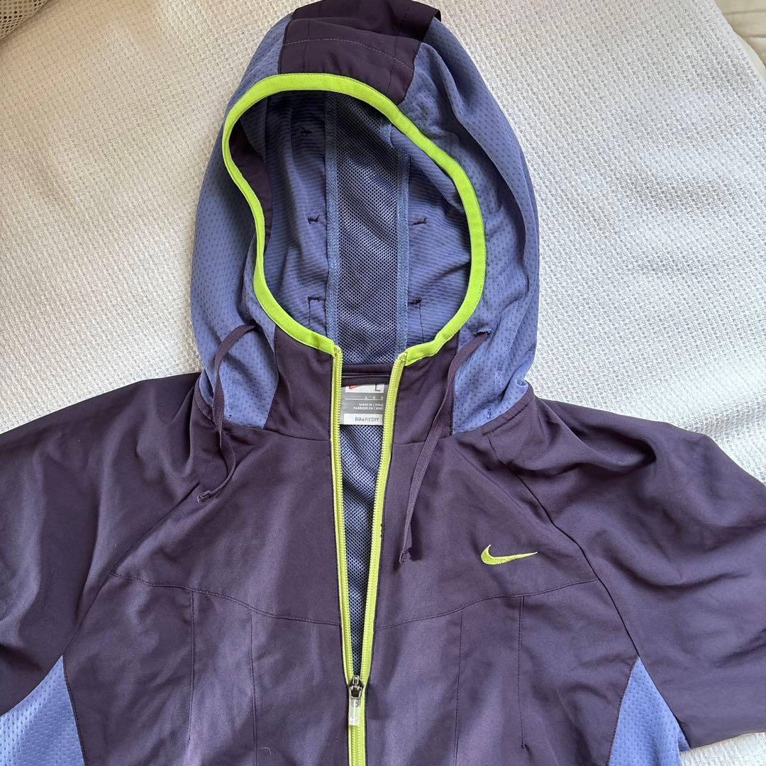 週末値下ナイキ ジャージ上下セット ネイビー/ライム レディースLサイズ
