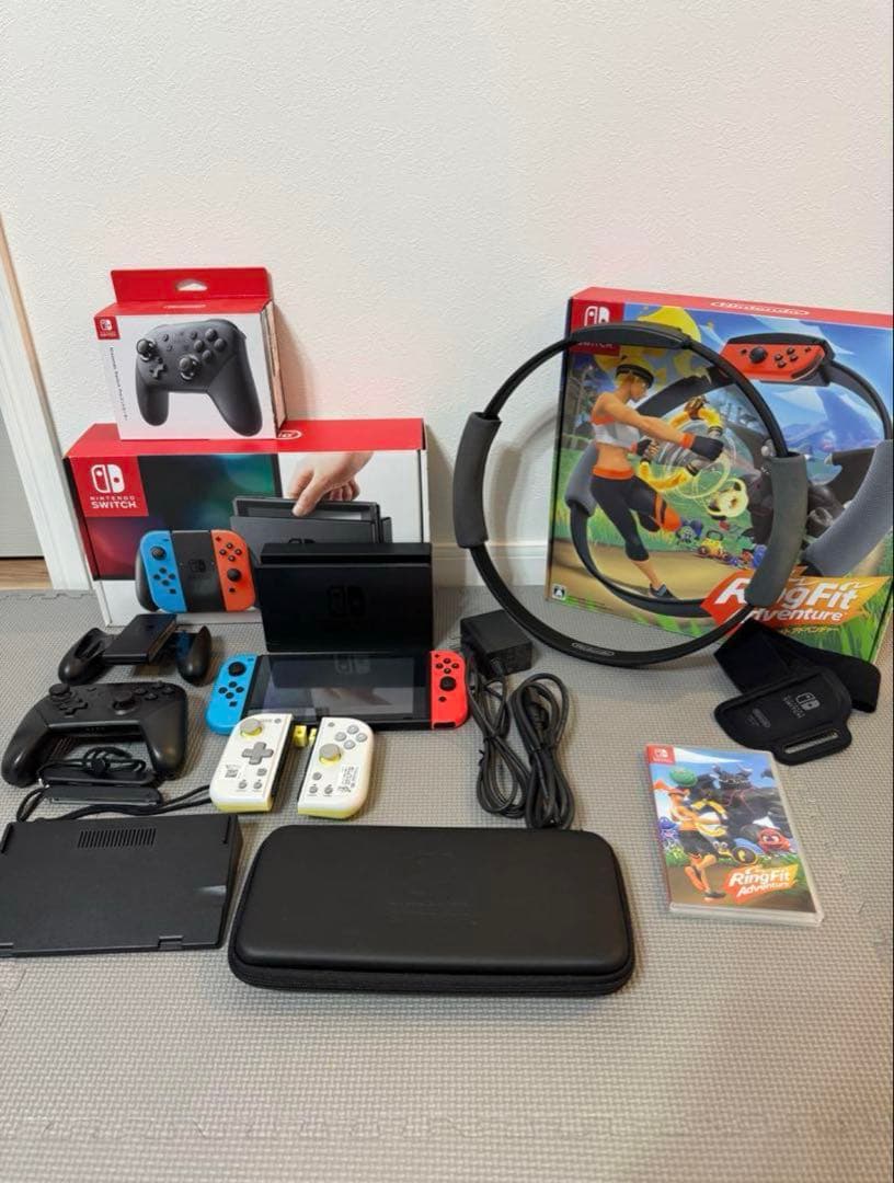 Nintendo Switch 本体　プロコン　HORIコン リングフィット