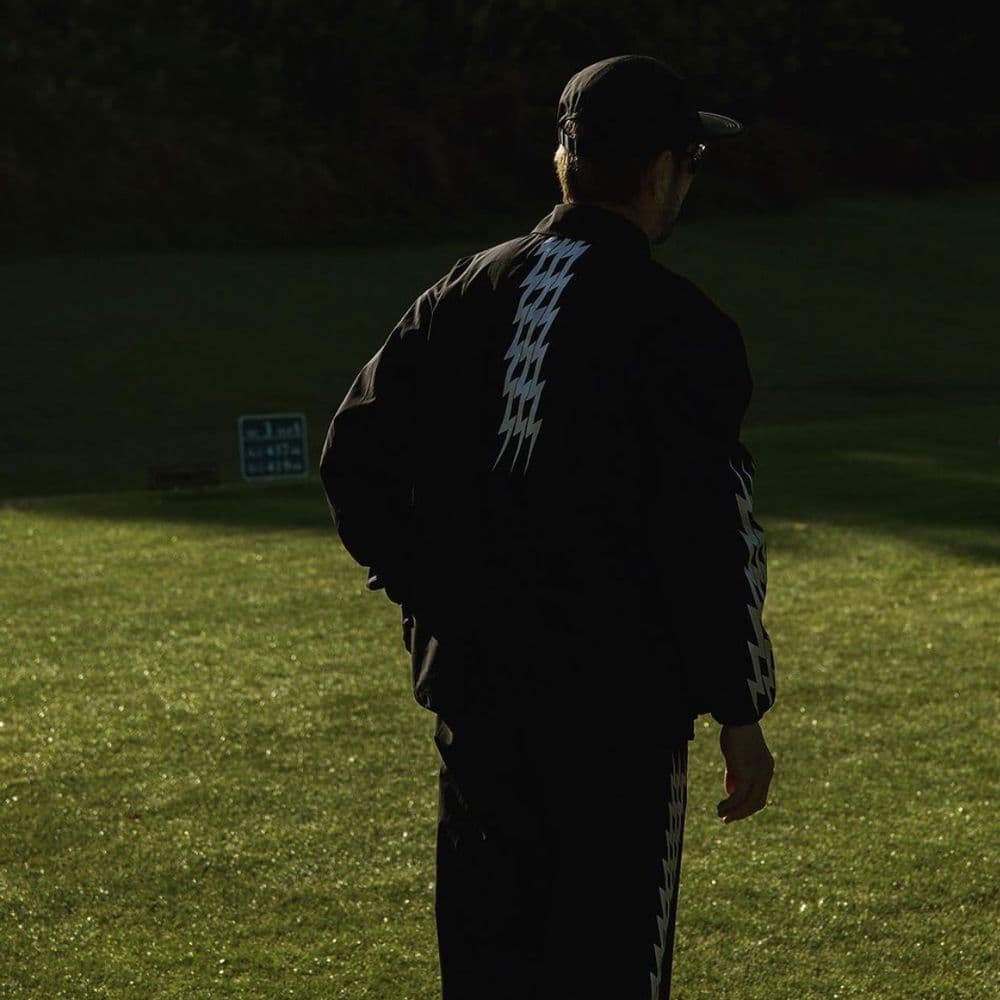 【極美品】キャプテンズヘルムゴルフ　サンダーストライプ　フルジップジャケット