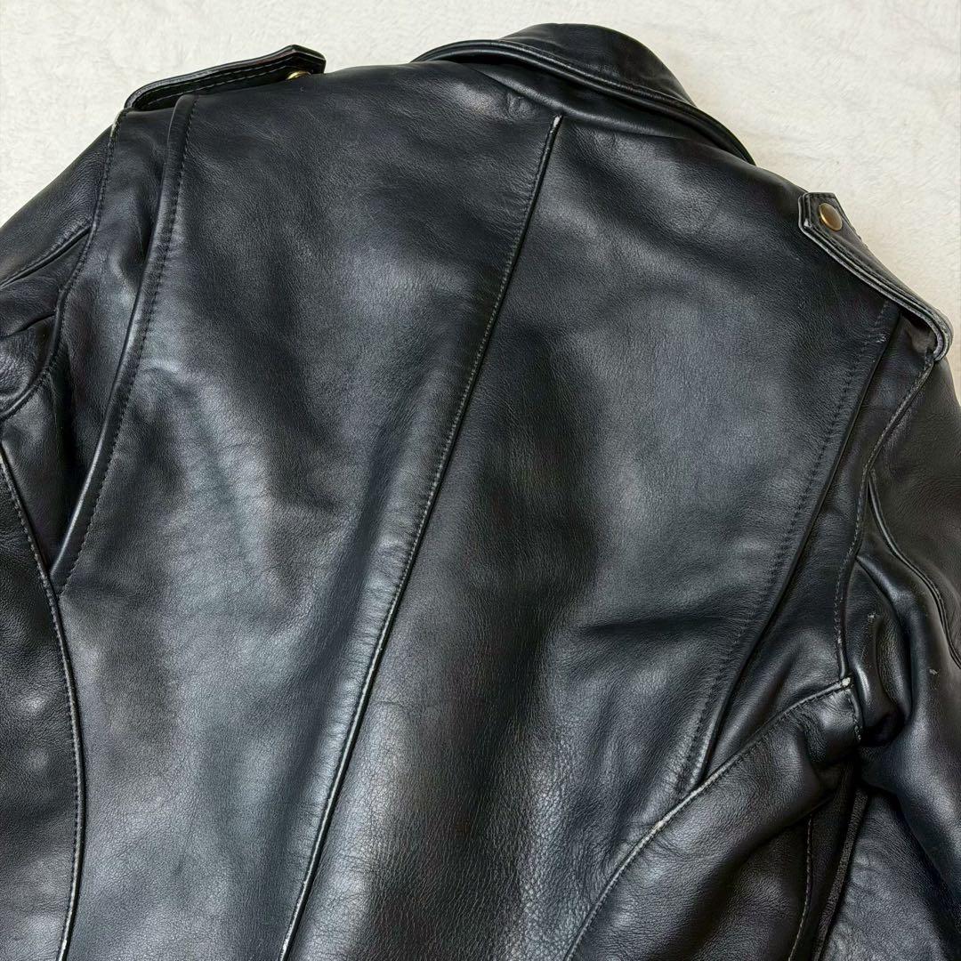 VANSON C2 ライダースジャケット キルティング USA 本革 ベルト