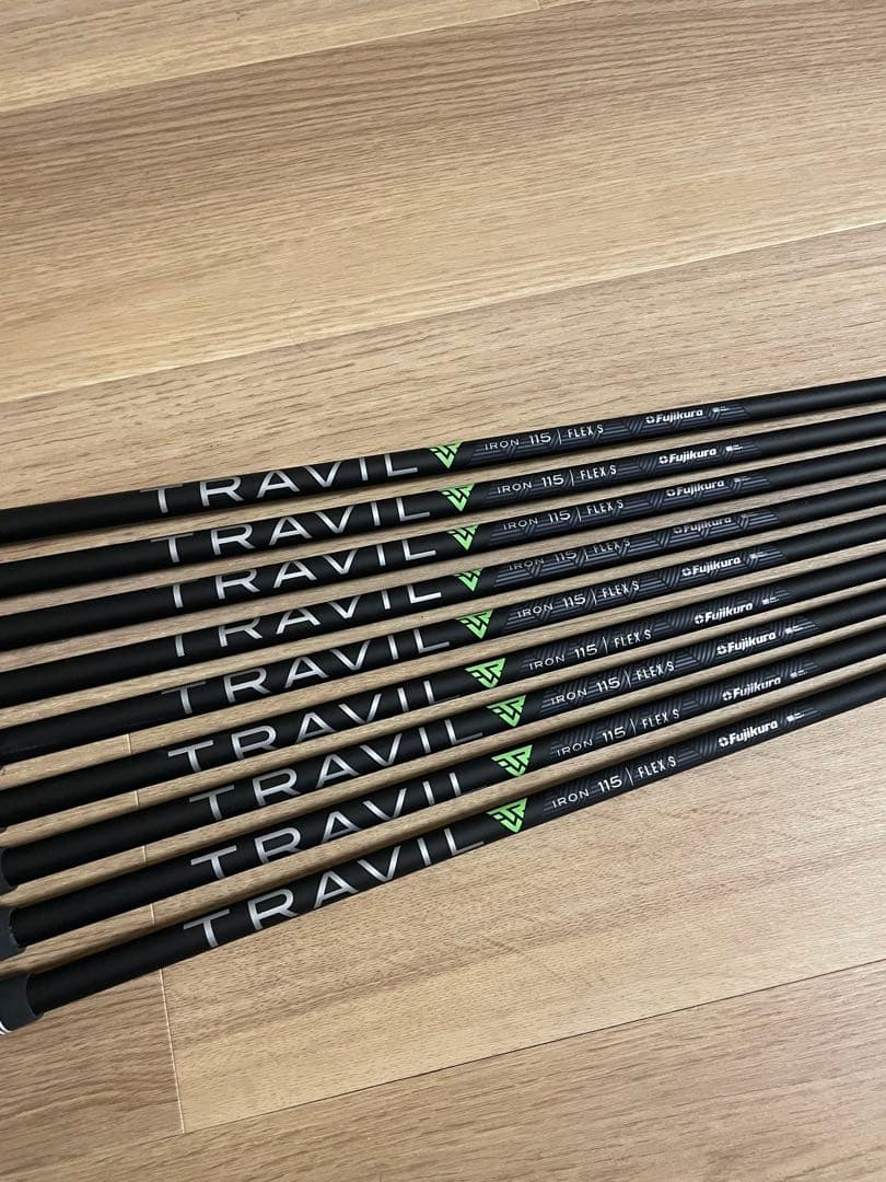 フジクラ TRAVIL IRON 115 FLEX S シャフト 9本セット
