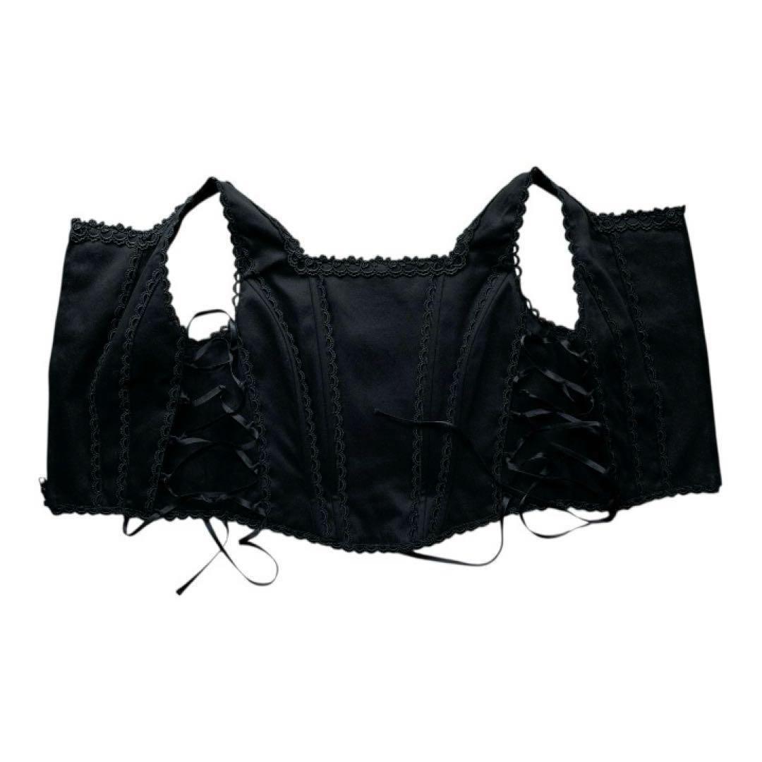 USED★MAM★サイドレースアップビスチェ★レースアップビスチェ★ゴスロリ