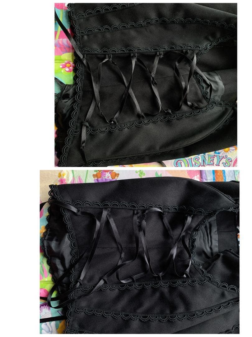 USED★MAM★サイドレースアップビスチェ★レースアップビスチェ★ゴスロリ