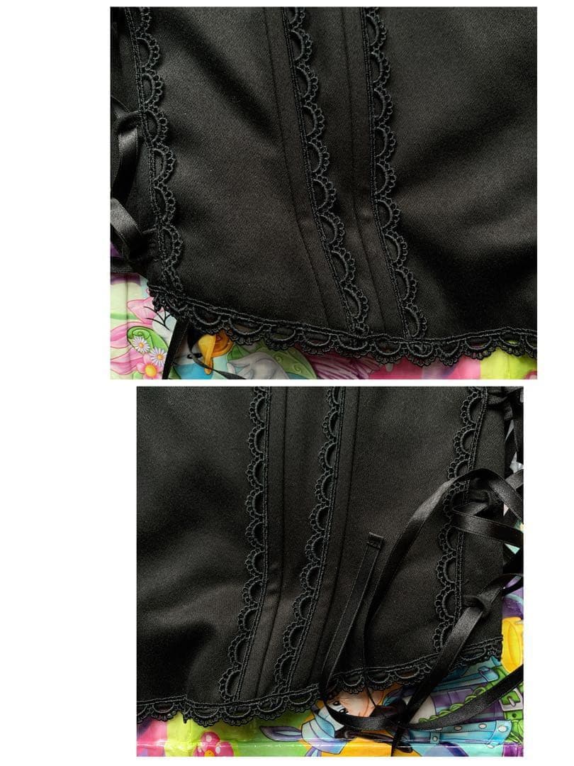 USED★MAM★サイドレースアップビスチェ★レースアップビスチェ★ゴスロリ