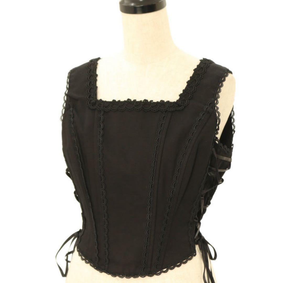 USED★MAM★サイドレースアップビスチェ★レースアップビスチェ★ゴスロリ