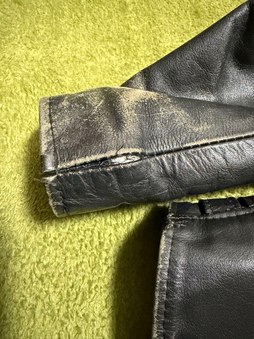 英国製 666 トリプルシックス ライダースジャケット 初期 死神タグ