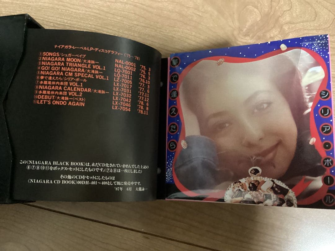 レア　NIAGARA BLACK BOOK CD4枚組（CD BOX）　大滝詠一