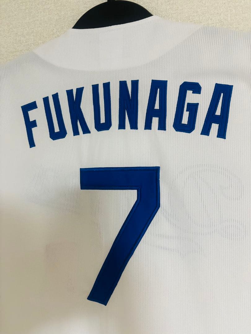 ちゃぽ様ミズノ社製レプリカユニフォーム　ホーム　7福永裕基　Lサイズ