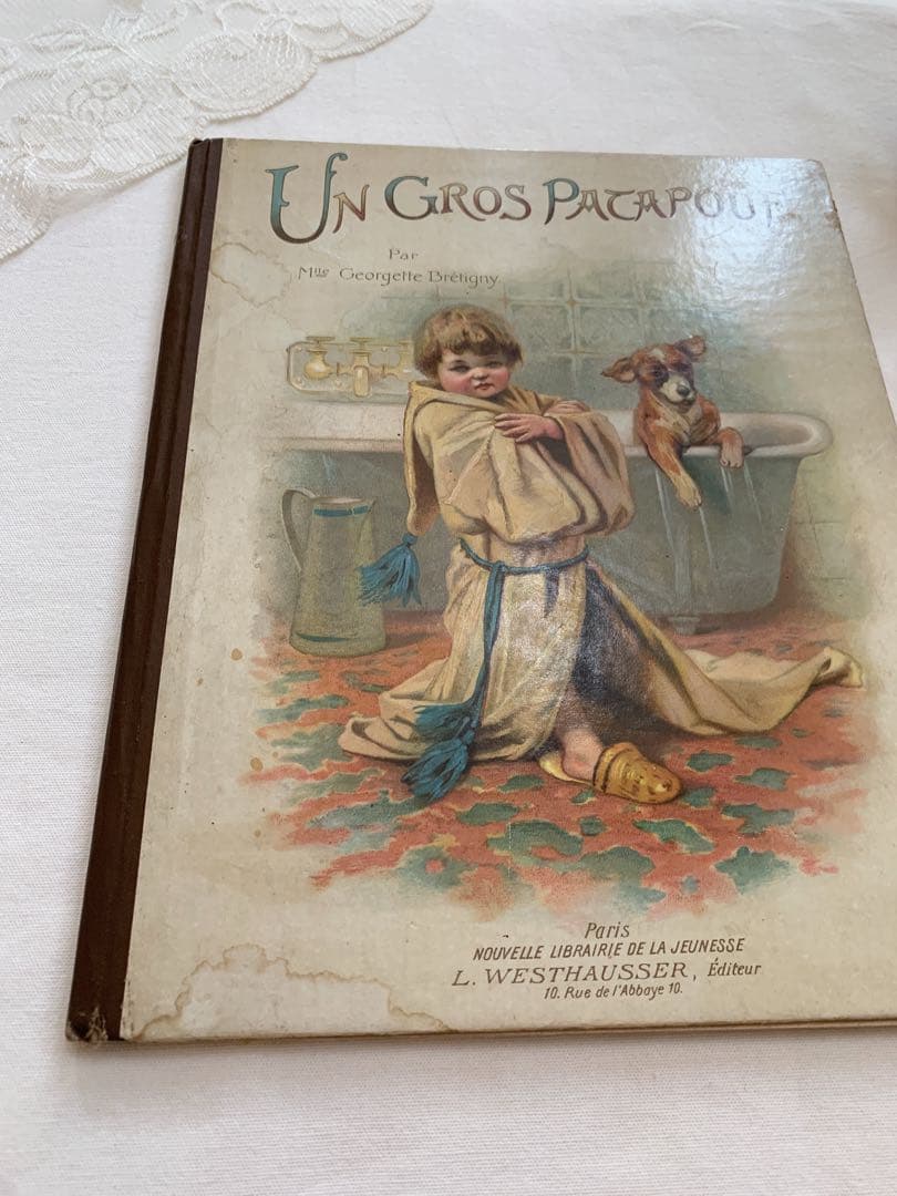 ꙳⋆愛らしい挿絵のフランスアンティーク絵本⋆꙳古書　ビンテージ