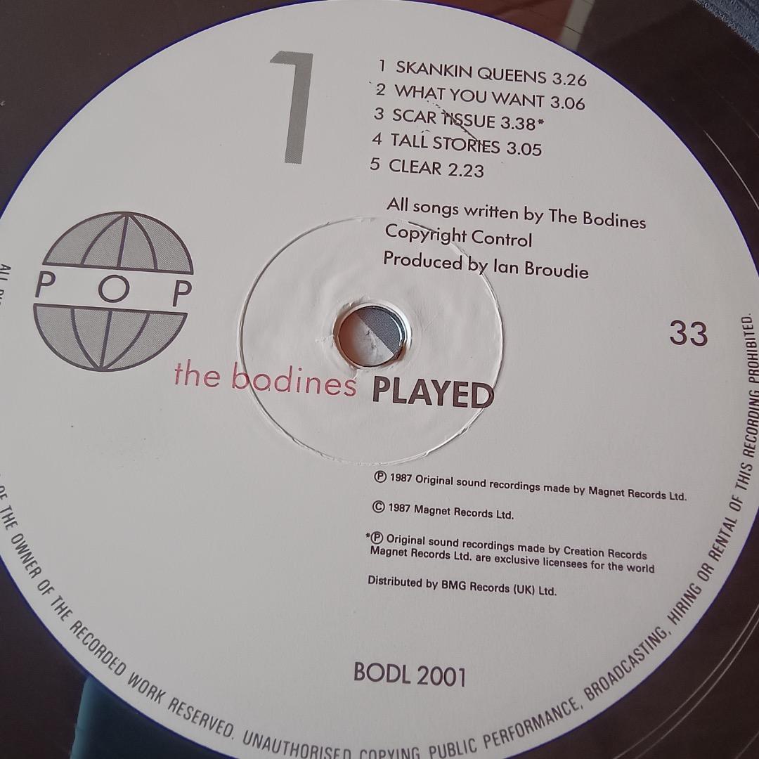 Played（ネオアコ名作LP）/The Bodines