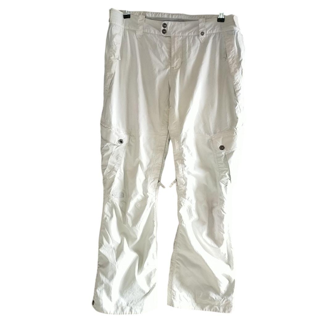 【高機能】US ノースフェイス HYVENT スノーボード パンツ 白 L