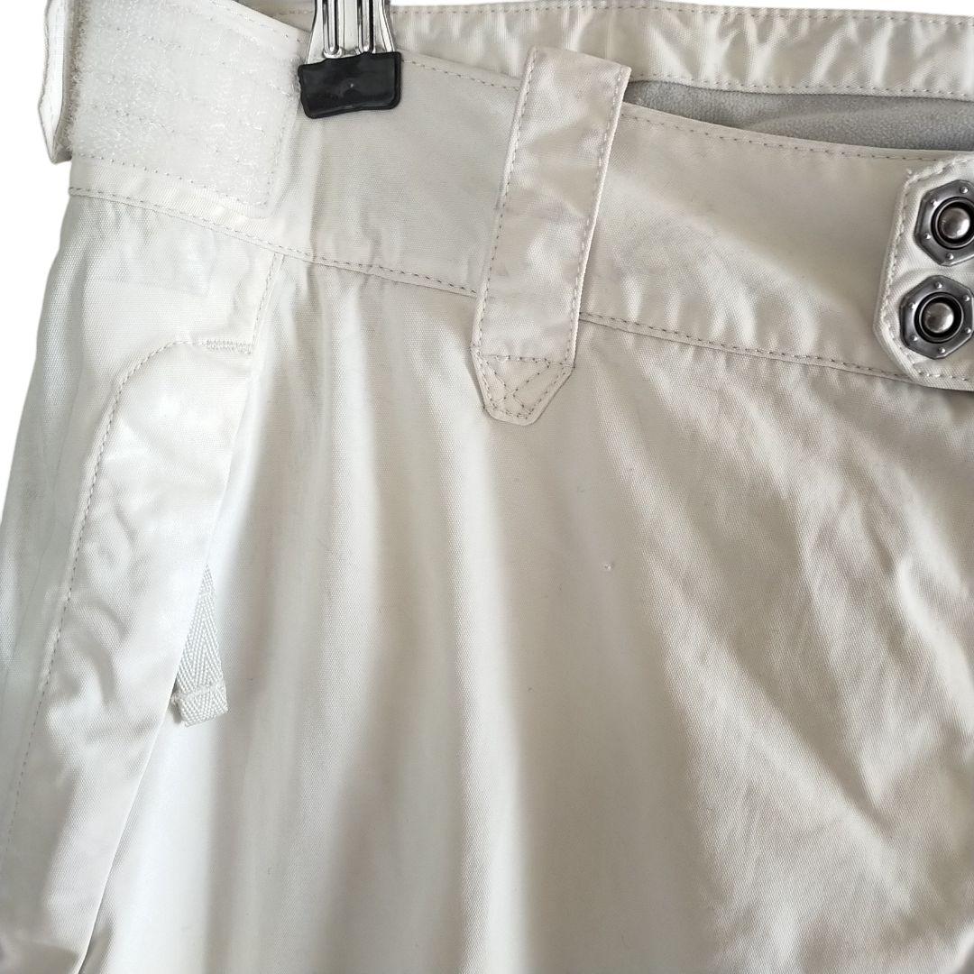 【高機能】US ノースフェイス HYVENT スノーボード パンツ 白 L