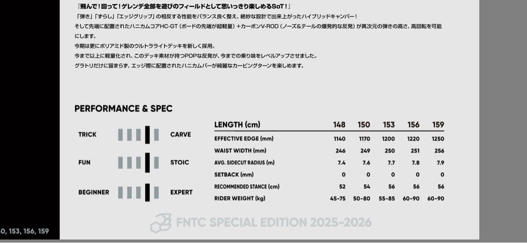 値引き交渉歓迎！ 希少！FNTC SOT 148 25-26モデル