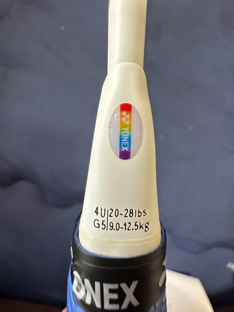 YONEX バドミントンラケット 4U G5 保証書、カバー付き