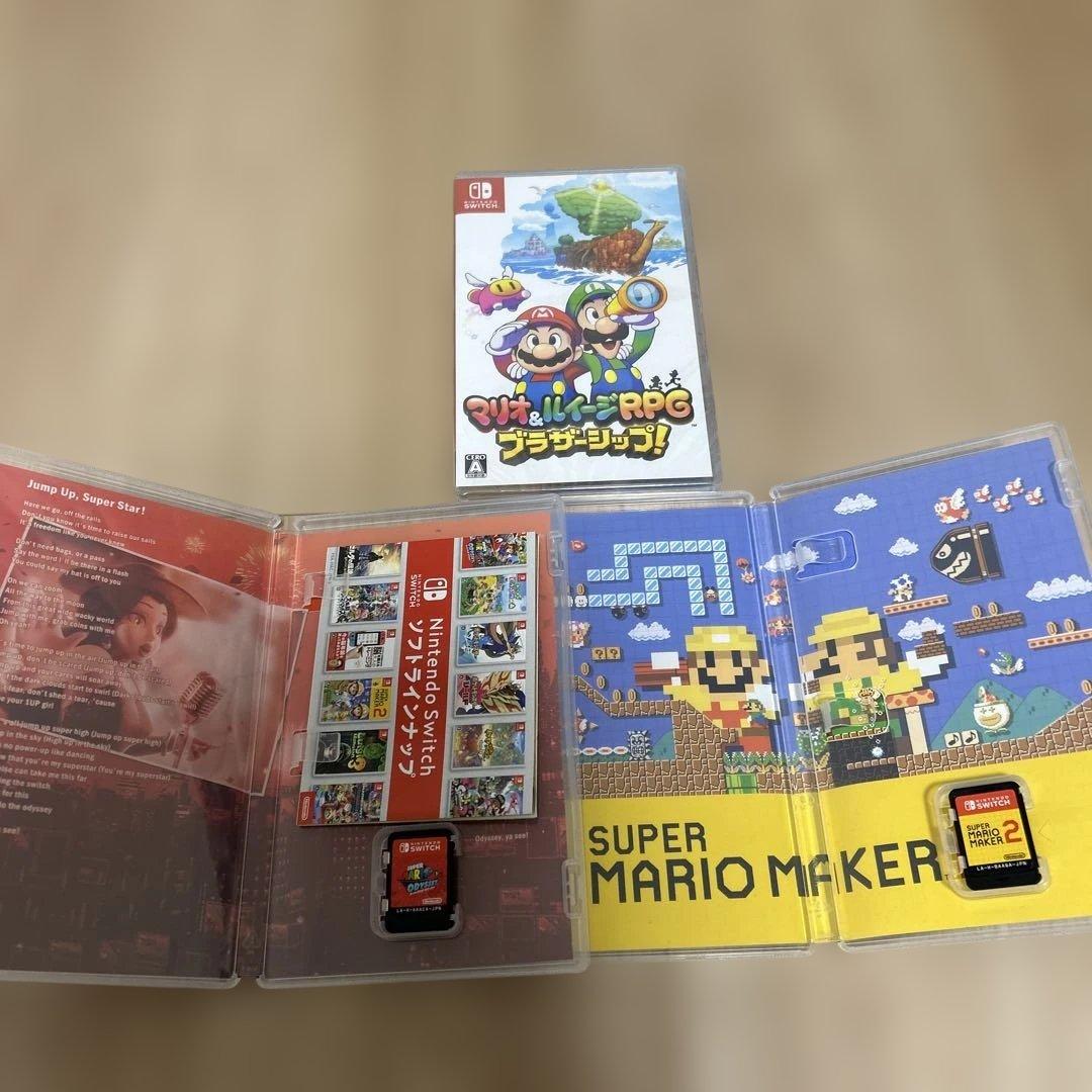 スーパーマリオ　Switchソフトまとめ売り
