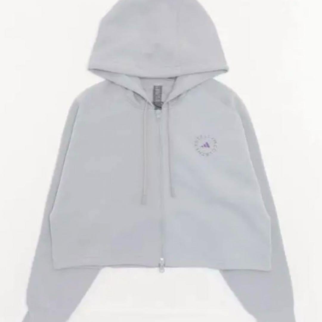 タムタン☆アディダスバイステラマッカートニー ショート丈パーカー