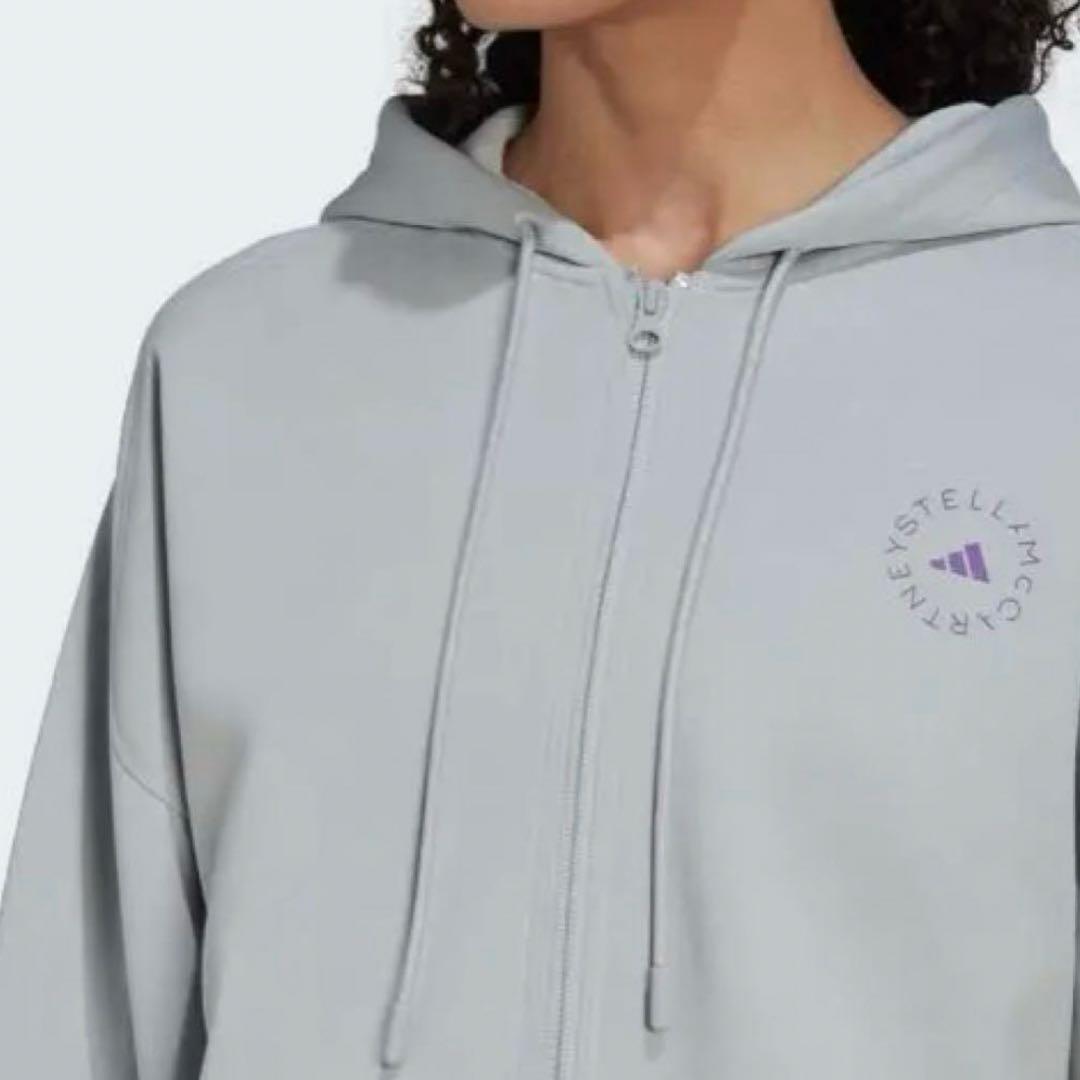 タムタン☆アディダスバイステラマッカートニー ショート丈パーカー