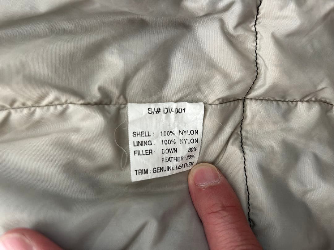 サイズL HbarC ダウンベスト ブラック 70s ロッキーマウンテン 古着