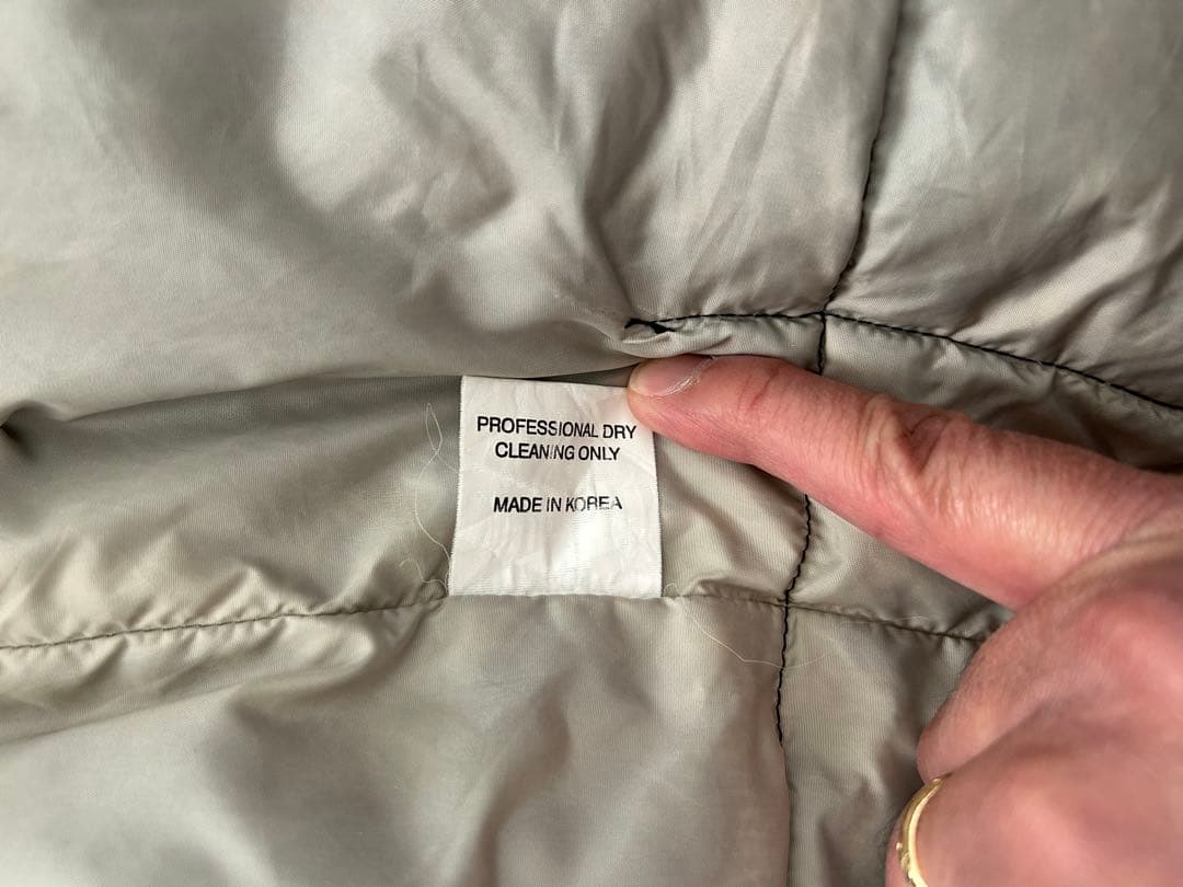 サイズL HbarC ダウンベスト ブラック 70s ロッキーマウンテン 古着