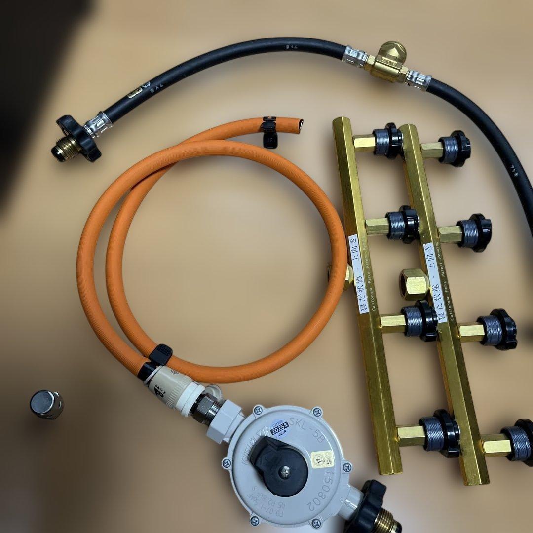 CB缶対応　カセットガス　ガス　アダプター　8STYLE　カルフォルニアパティオ