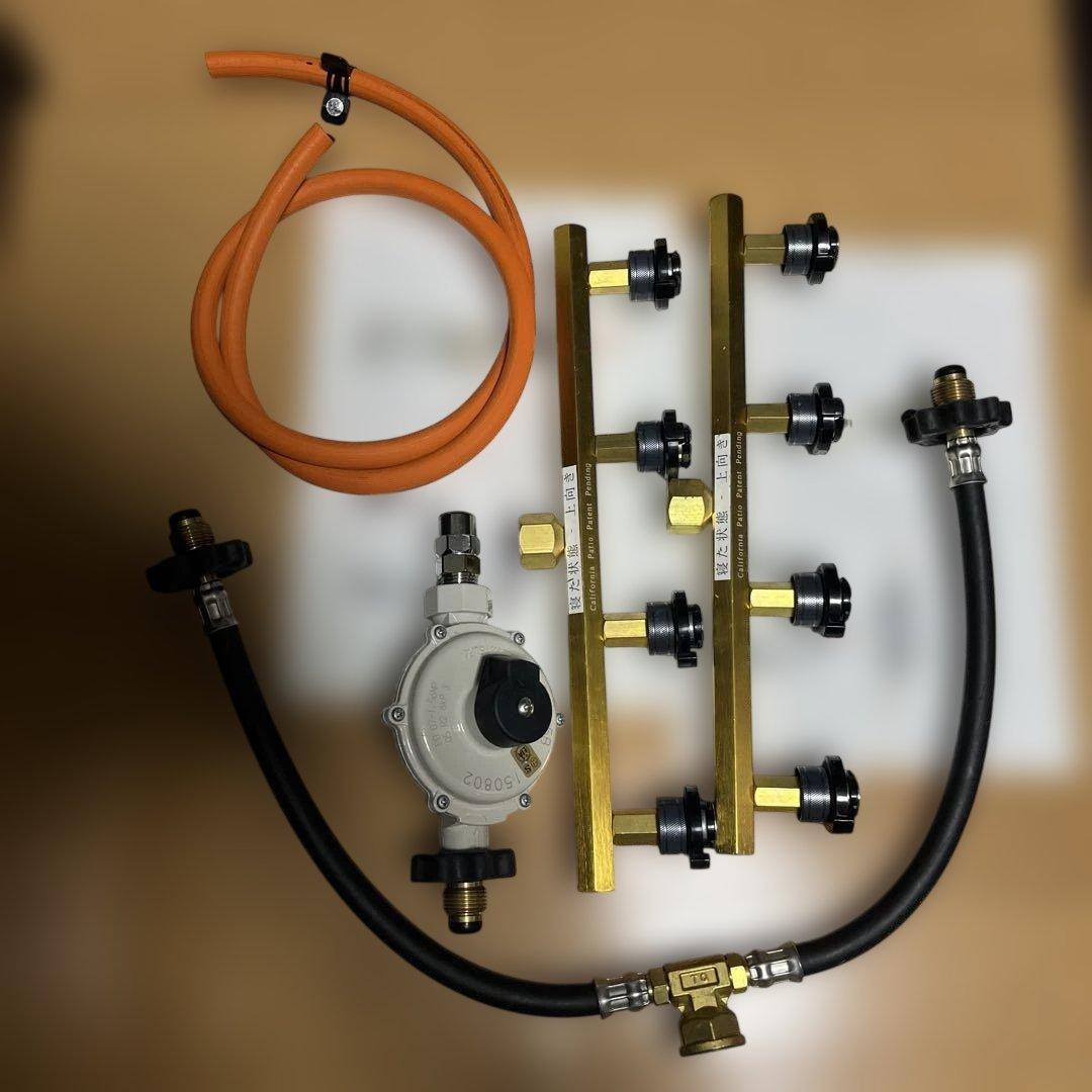 CB缶対応　カセットガス　ガス　アダプター　8STYLE　カルフォルニアパティオ