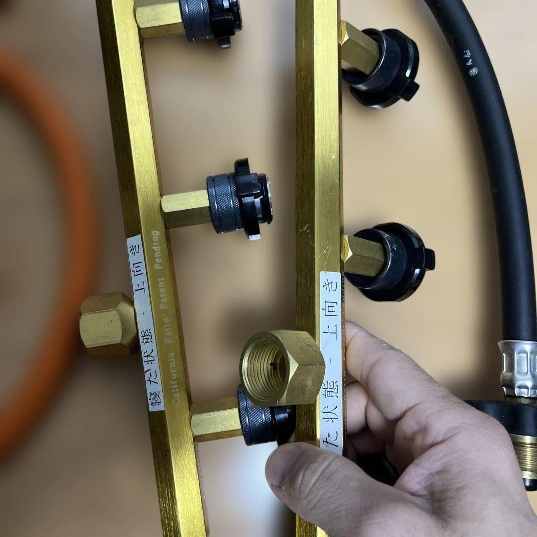 CB缶対応　カセットガス　ガス　アダプター　8STYLE　カルフォルニアパティオ