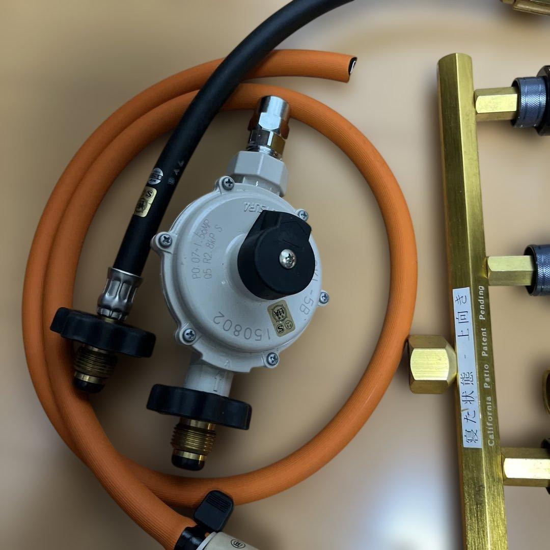 CB缶対応　カセットガス　ガス　アダプター　8STYLE　カルフォルニアパティオ