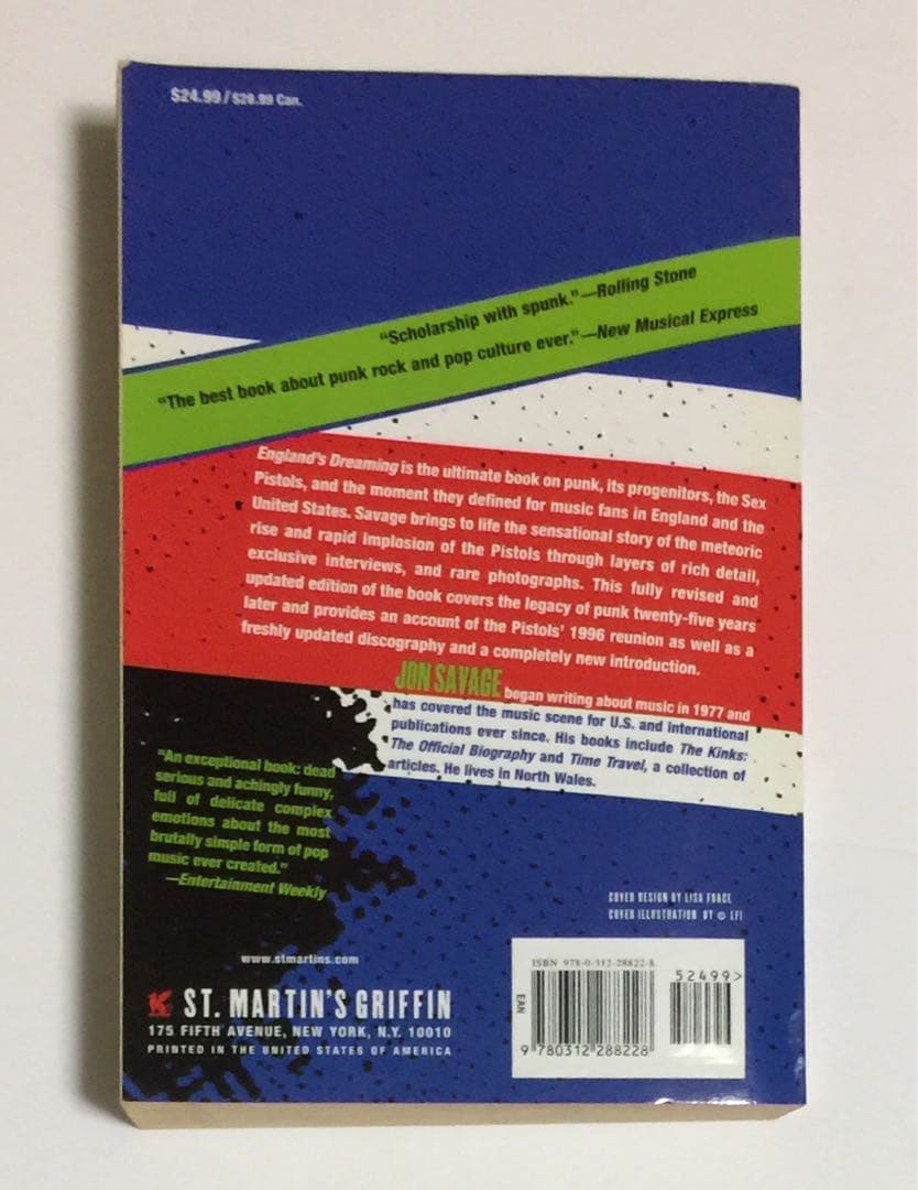 England’s Dreaming / John Savage 洋書