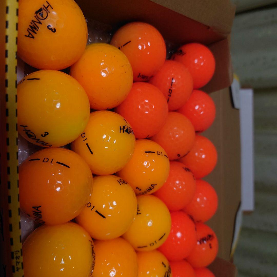 ホンマD 1ゴルフボール　オレンジ　新品　ロスト