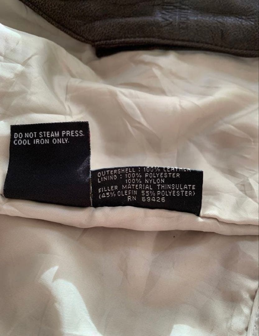 90s WILSONS ウィルソンズ　A-2レザージャケット　フライトジャケット