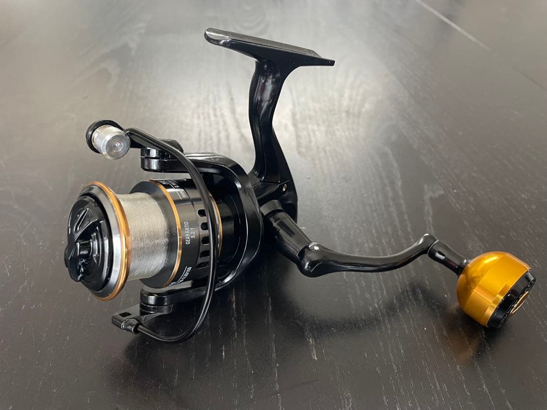 釣りセット・アジング2ピースロッド(180㌢)&スピニングリール・ライン糸巻き付