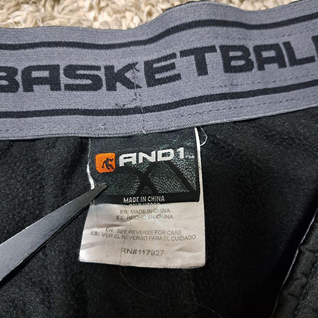 AND1　アンドワン　刺繍ロゴ　カーゴ　トラックパンツ　バスパン