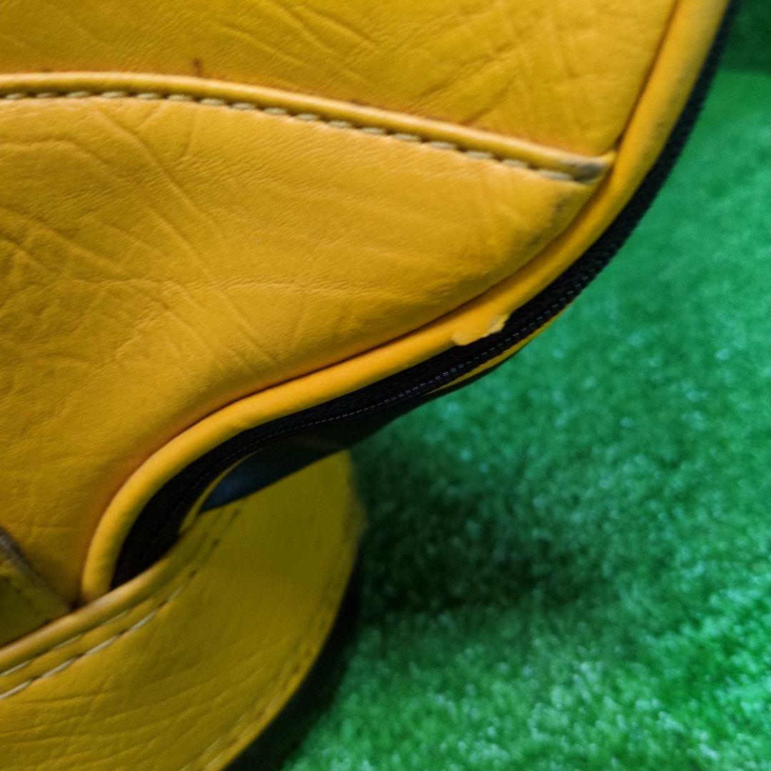 Concerto ゴルフバッグ イエロー　キャディバッグ　合成皮革製