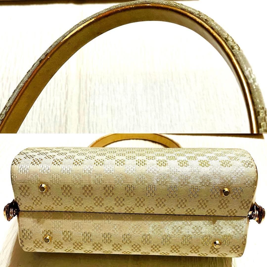 日本製　紗織　ゴールド　帯地 フォーマル用　草履バッグ　セット♡