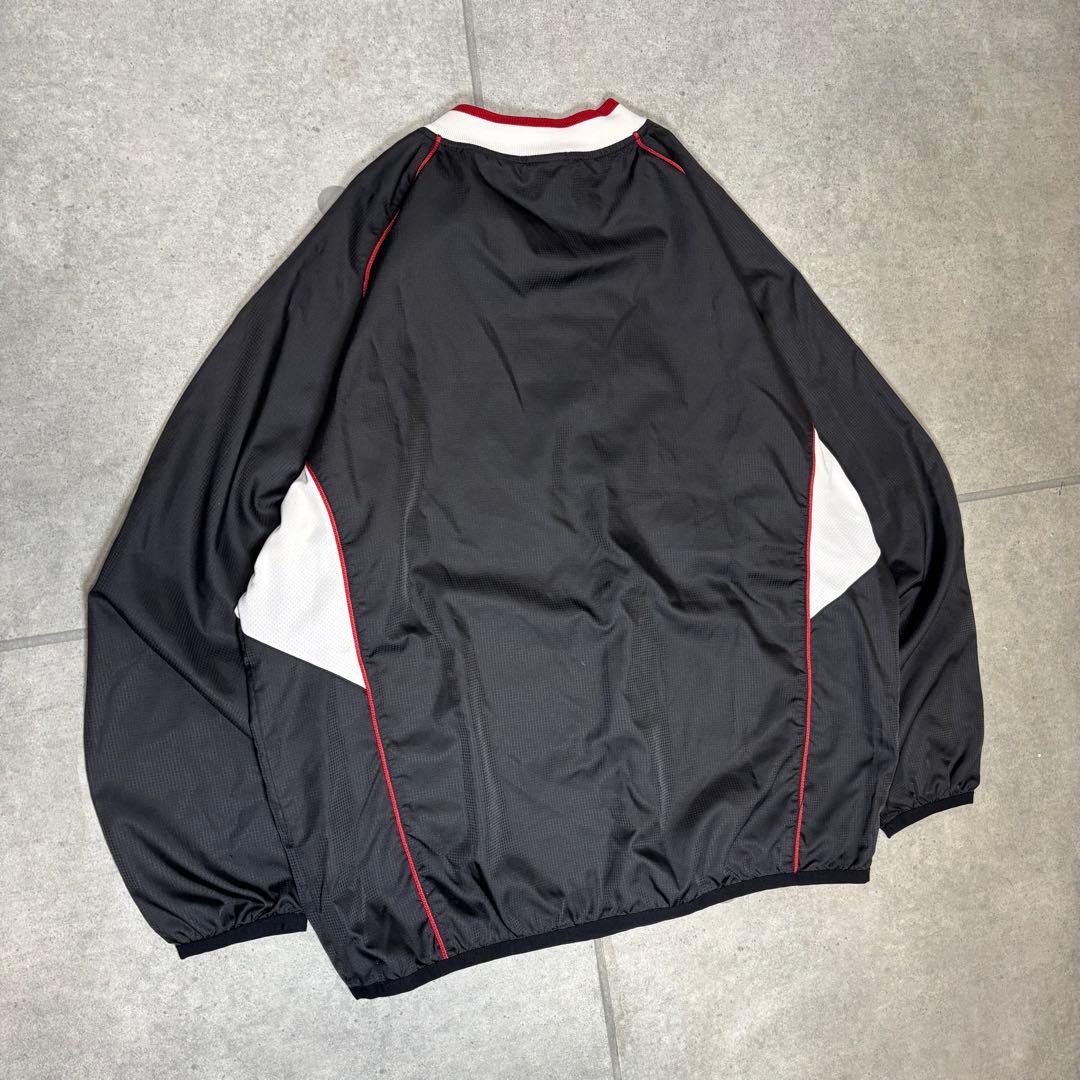 NIKE　セットアップ　上下　ピステ　ナイロン　プルオーバー　刺繍　センターロゴ