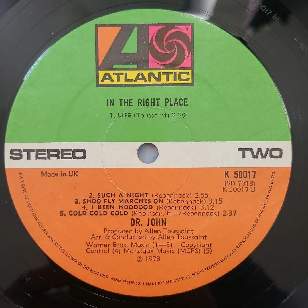 ★ＵKオリジナル盤★『イン・ザ・ライト・プレイス』ドクター・ジョン