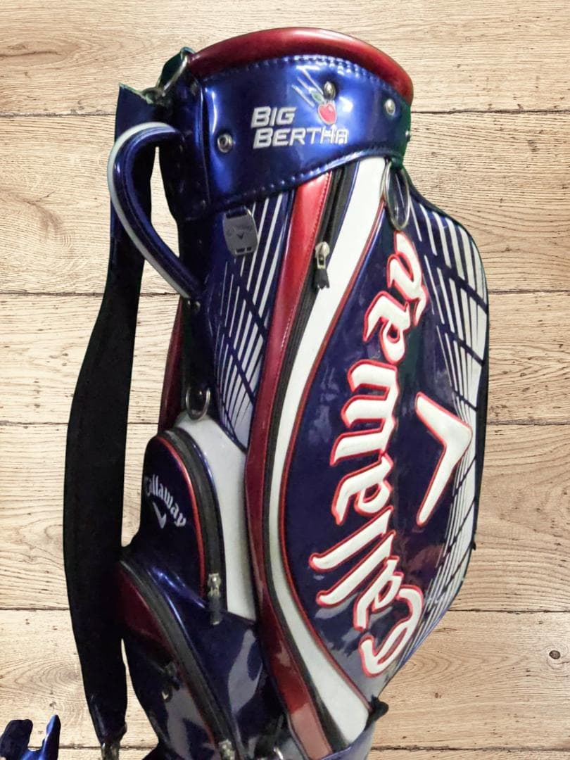 送料無料/美品Callaway Big Bertha エナメル高級キャディバッグ