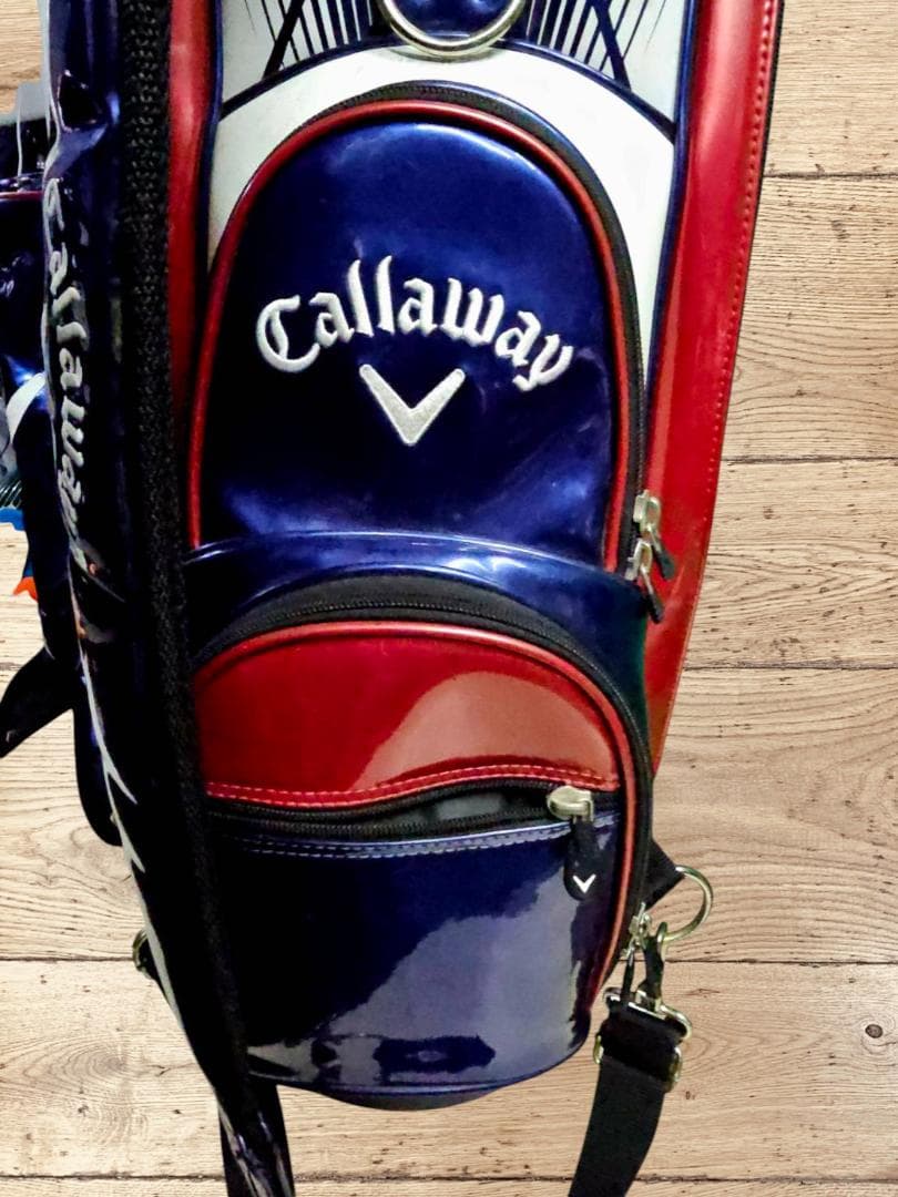 送料無料/美品Callaway Big Bertha エナメル高級キャディバッグ
