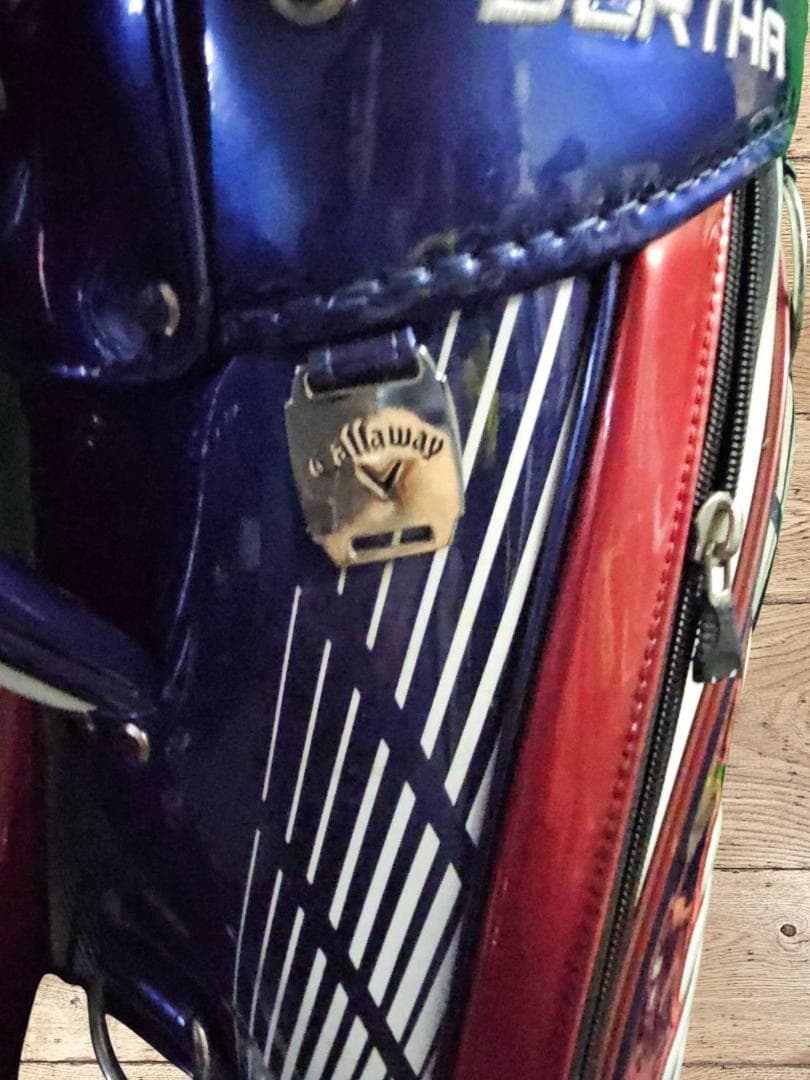 送料無料/美品Callaway Big Bertha エナメル高級キャディバッグ