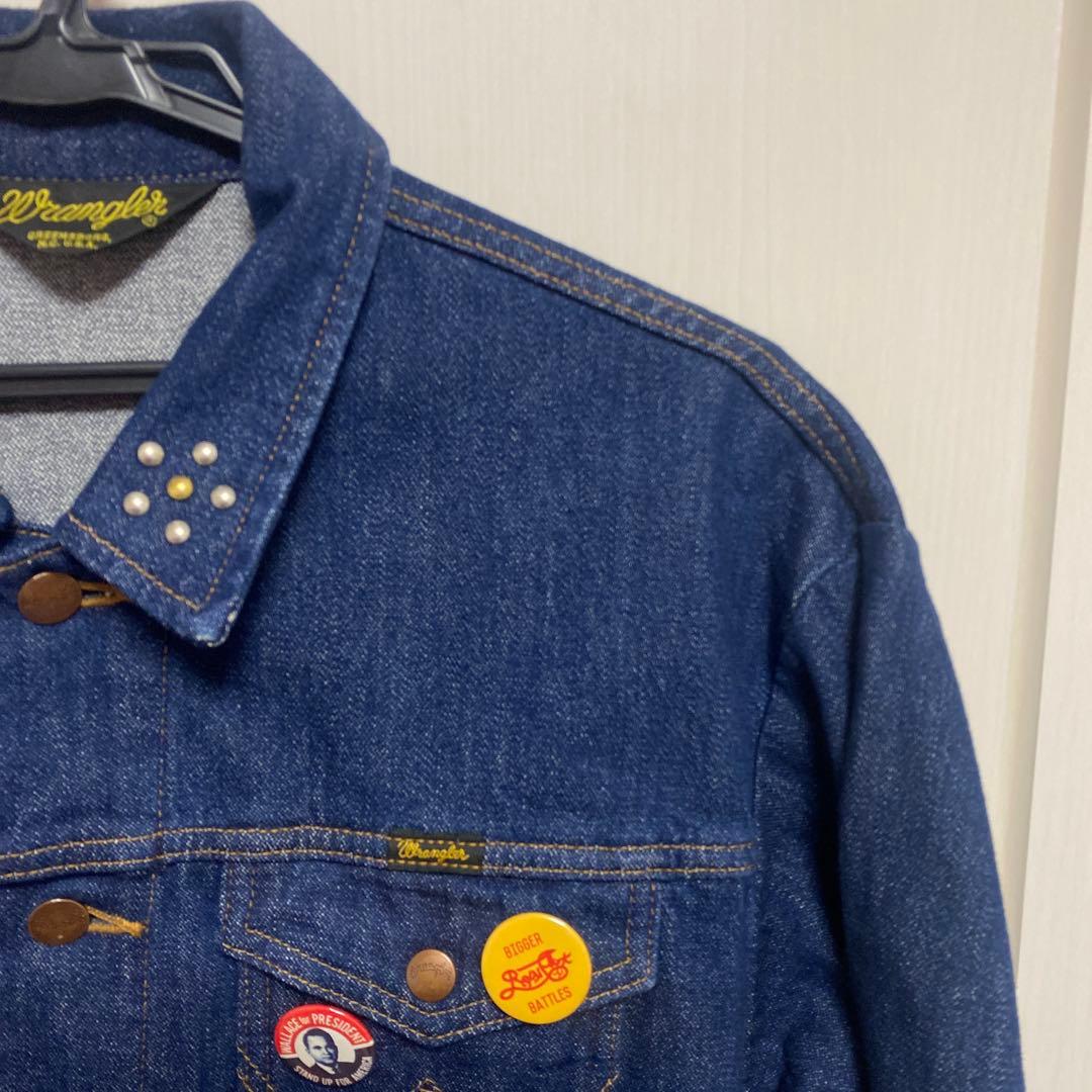 【未使用】Wrangler badway スタッズ デニムジャケット アメカジ