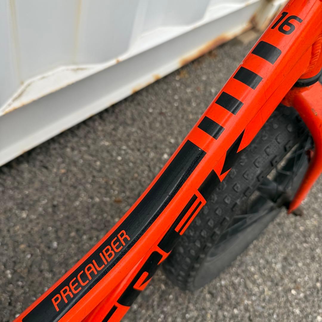 子供用自転車 16インチ Precaliber 身長99-117cm オレンジ