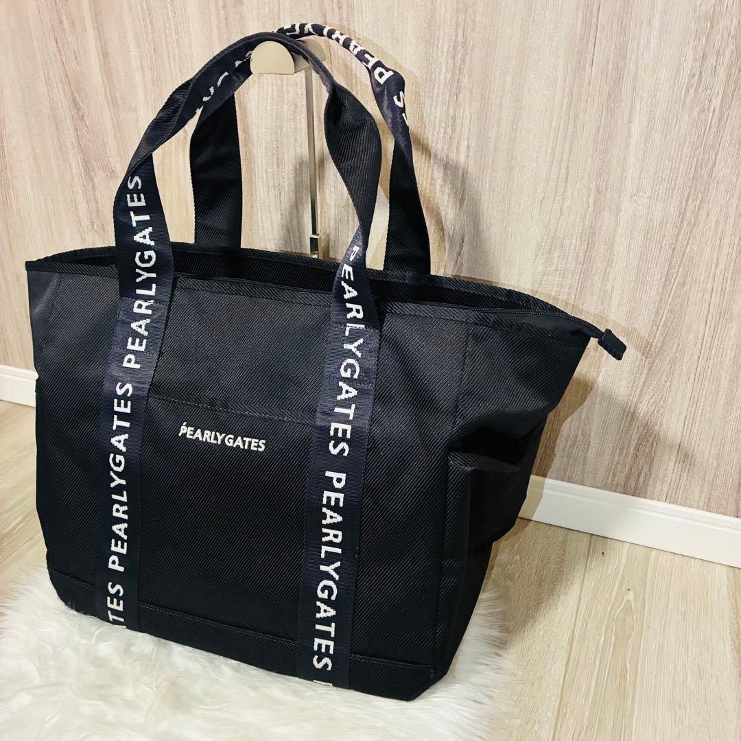 新品未使用　パーリーゲイツ　ロッカーバッグ　PG ニコちゃん　総柄　大容量収納